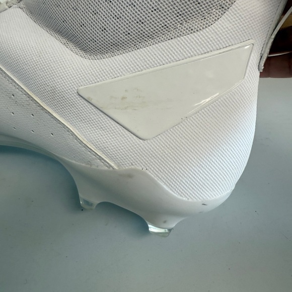 Adidas Adizero Chaos White And Silver Men’s Football Cleats Size 18 New - Picture 6 of 9
